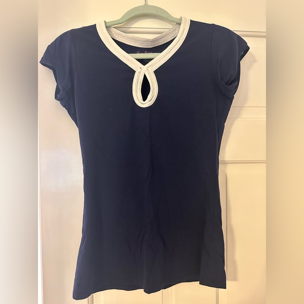 Lily Pulitzer Navy Top